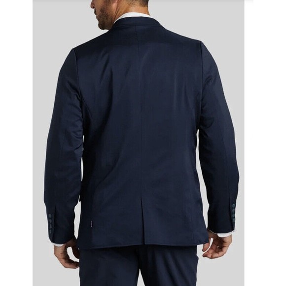 William Murray Golf Serious Business Blazer Performance Mens Small Blue NWOT - Picture 2 of 16